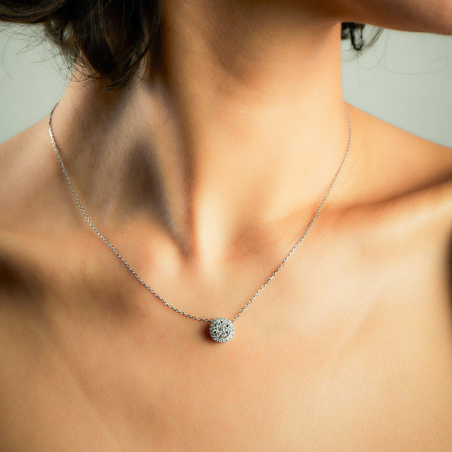 SILVANA White Gold Diamonds Necklace