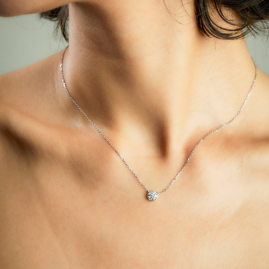 KERRI White Gold Diamonds Necklace