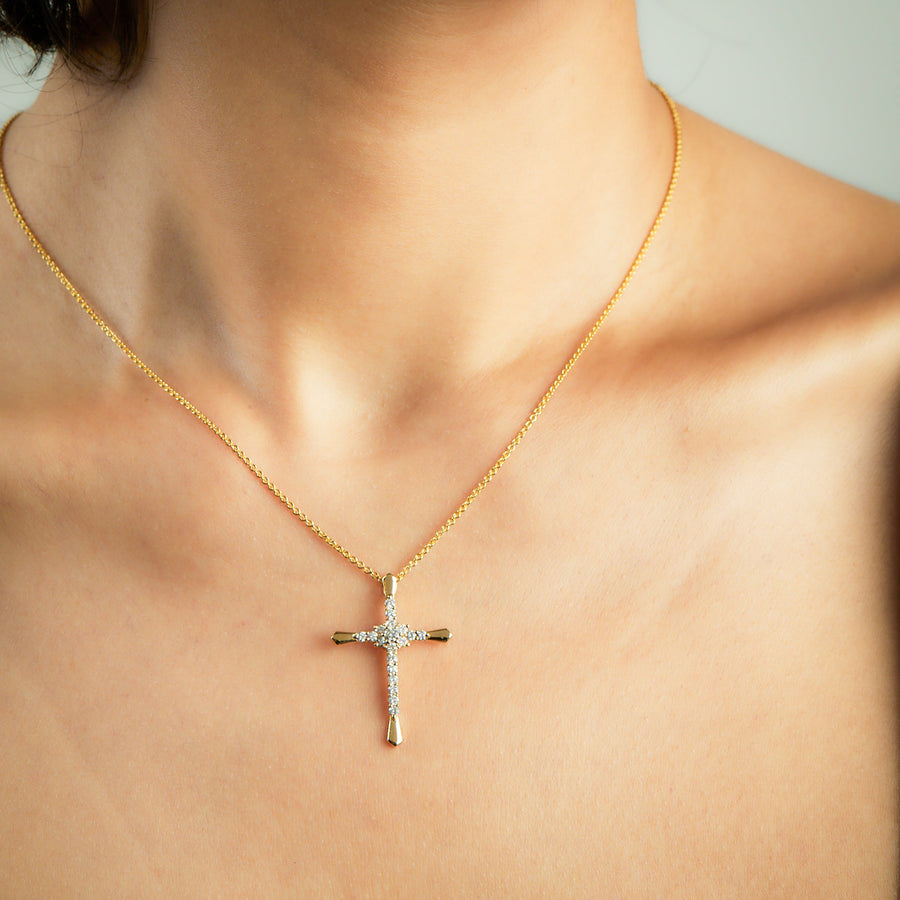 VIDA Yellow Gold Diamonds Pendant