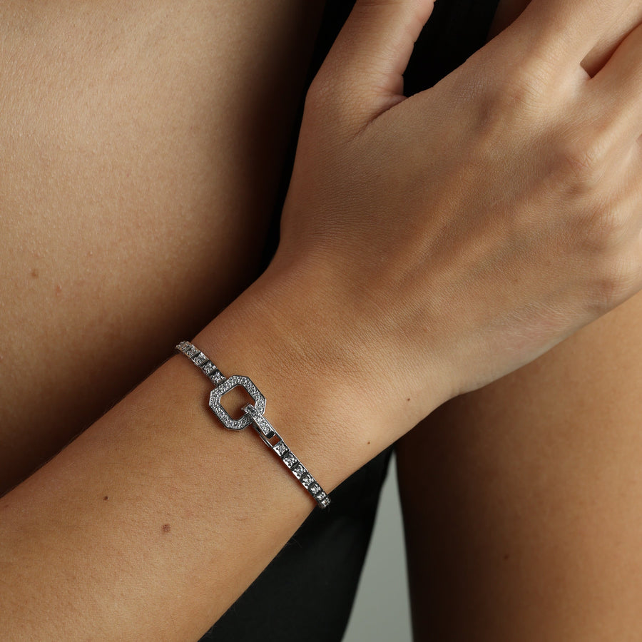 BRIONY White Gold Diamond Bracelet