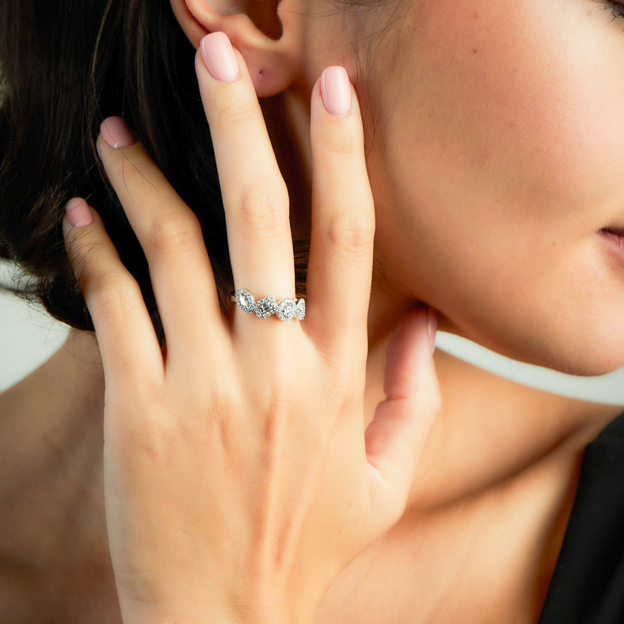 CAMILLE White Gold Diamonds Ring