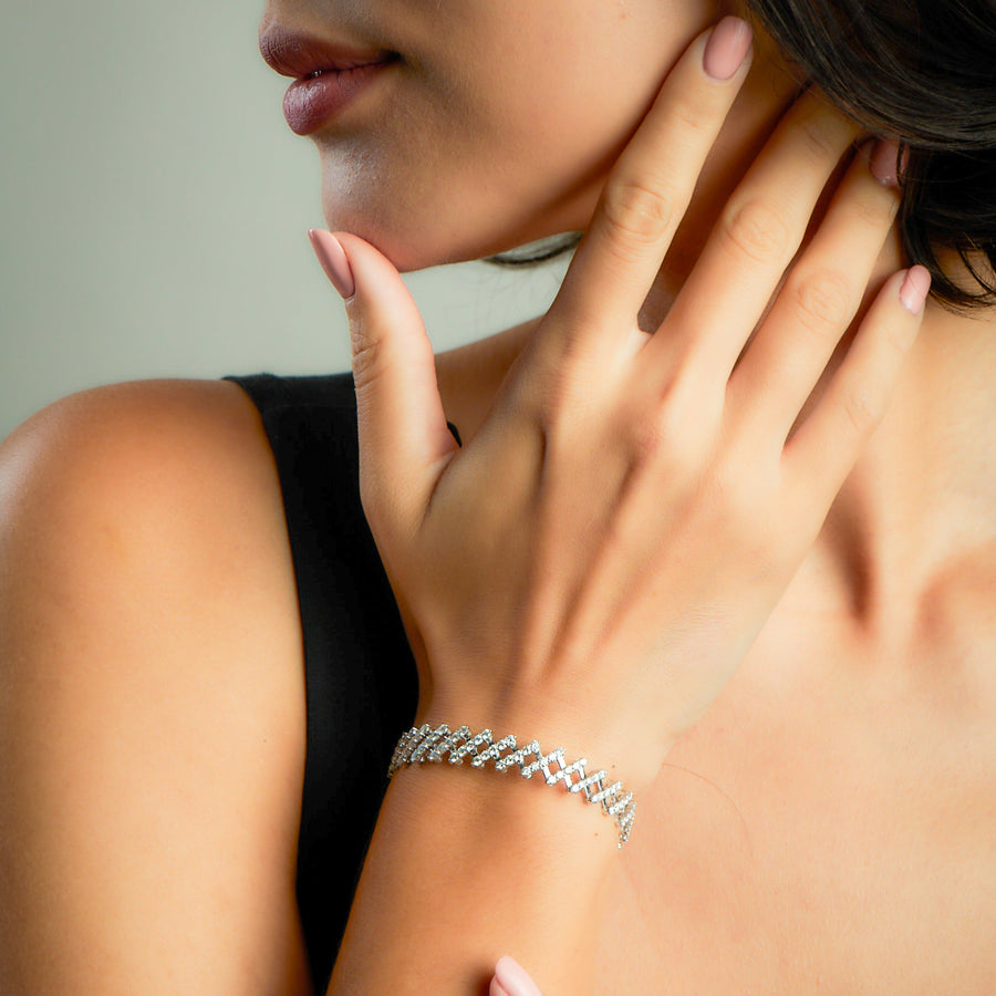 LISE White Gold Diamonds Ring