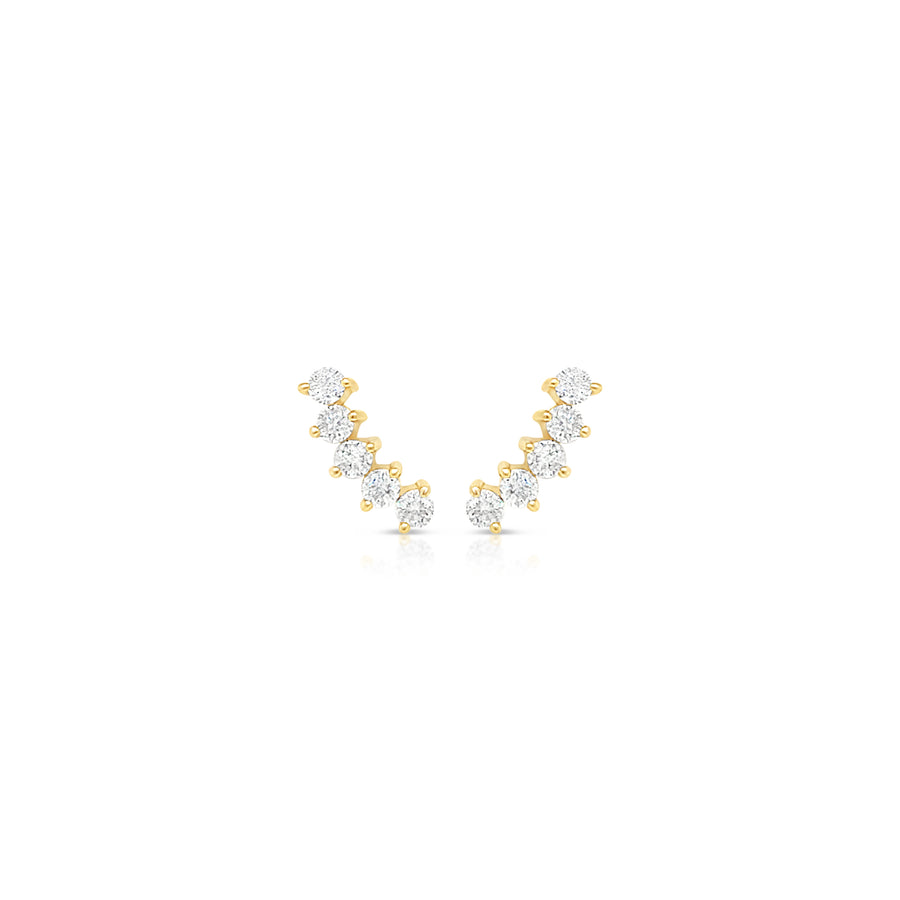 AURORA Yellow Gold Diamonds Earrings