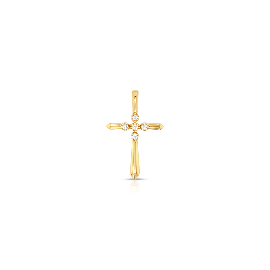 VITTORIA Yellow Gold Diamond Pendant