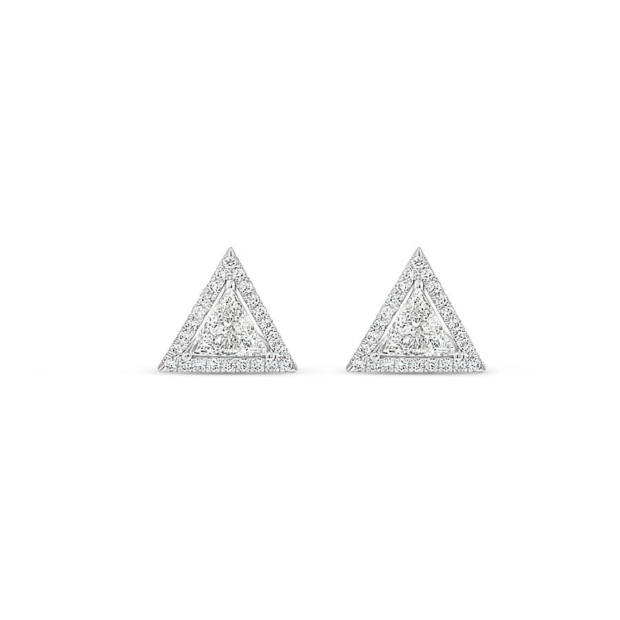 TRACE White Gold Diamonds Earrings