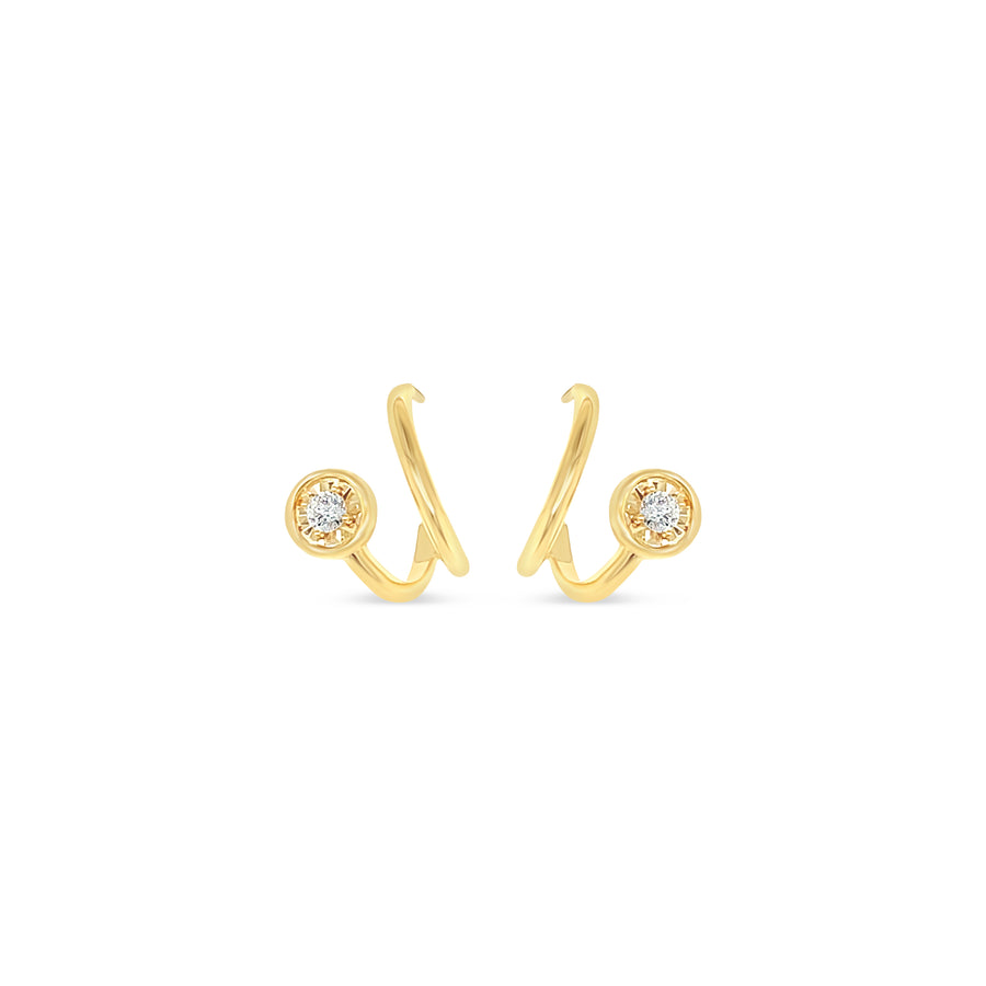 JULIET Yellow Gold Diamonds Earrings