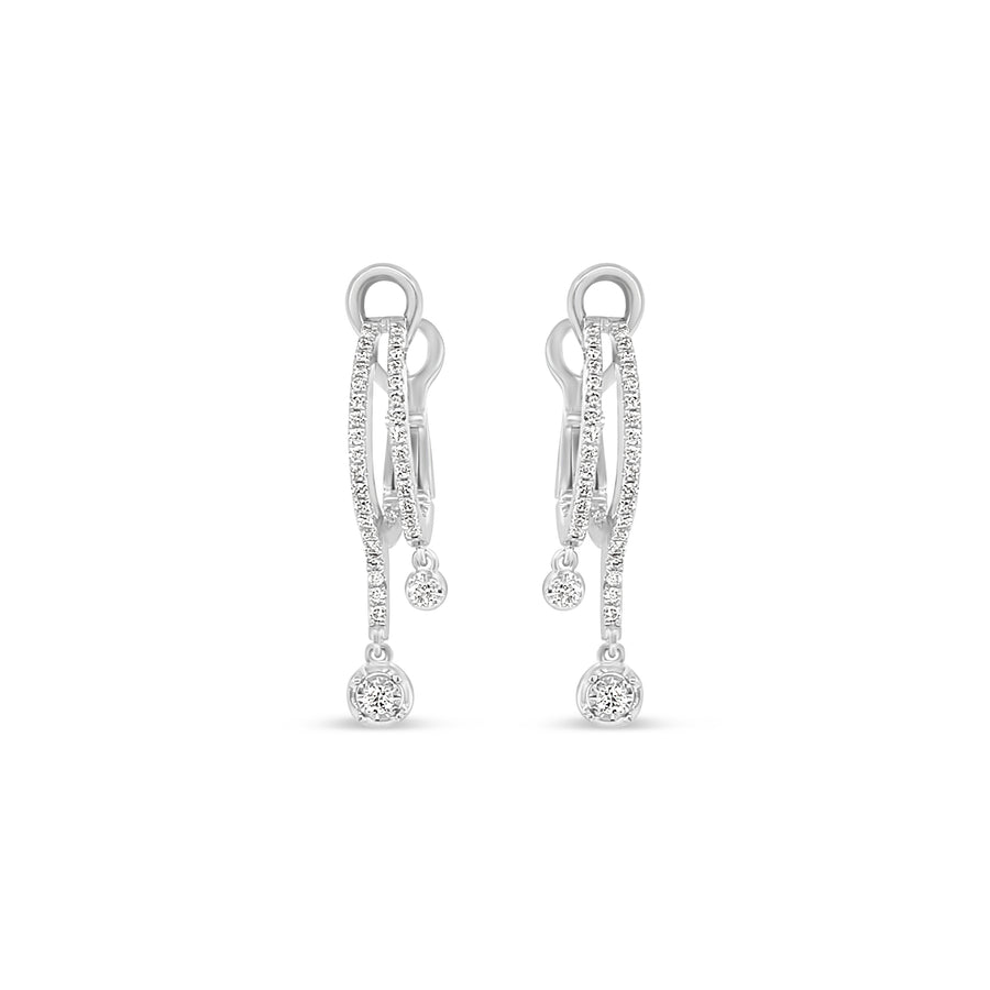 NOVA White Gold Diamonds Earrings
