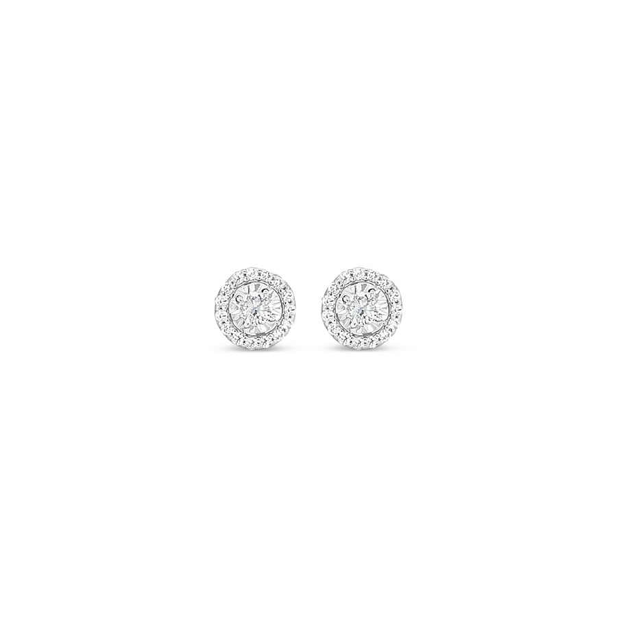 TEFI White Gold Diamonds Earrings