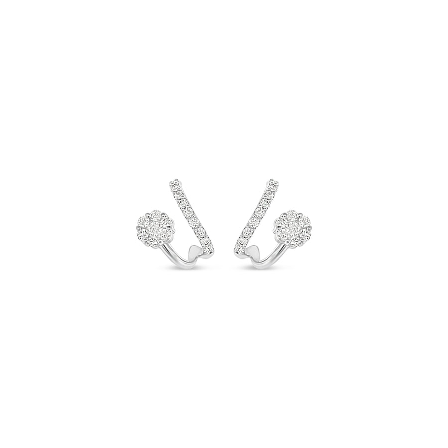 ADRIANO White Gold Diamonds Earrings