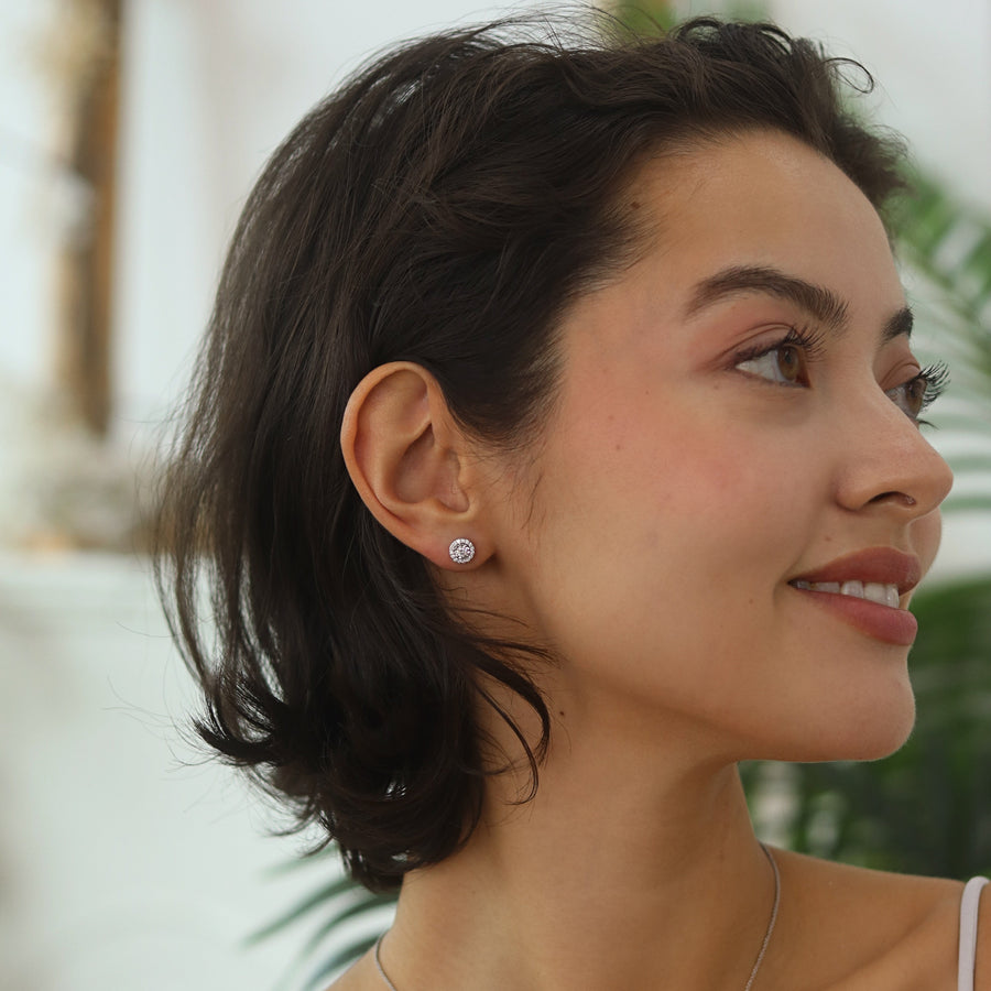 TEFI White Gold Diamonds Earrings