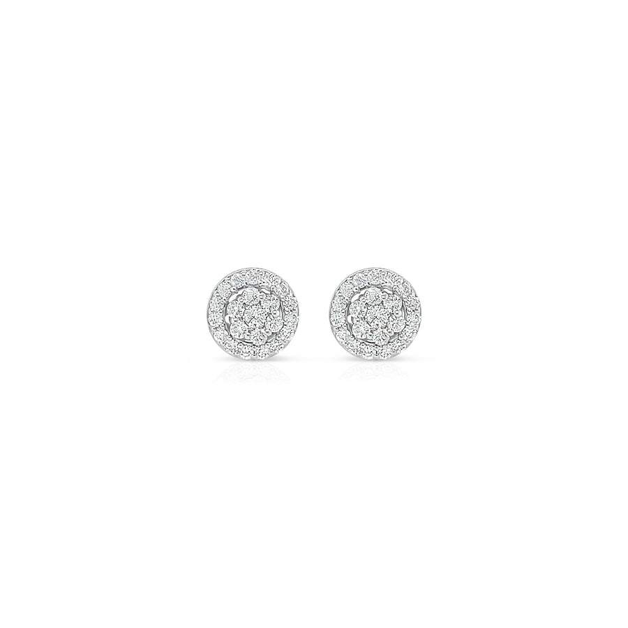 LUMI White Gold Diamonds Earrings