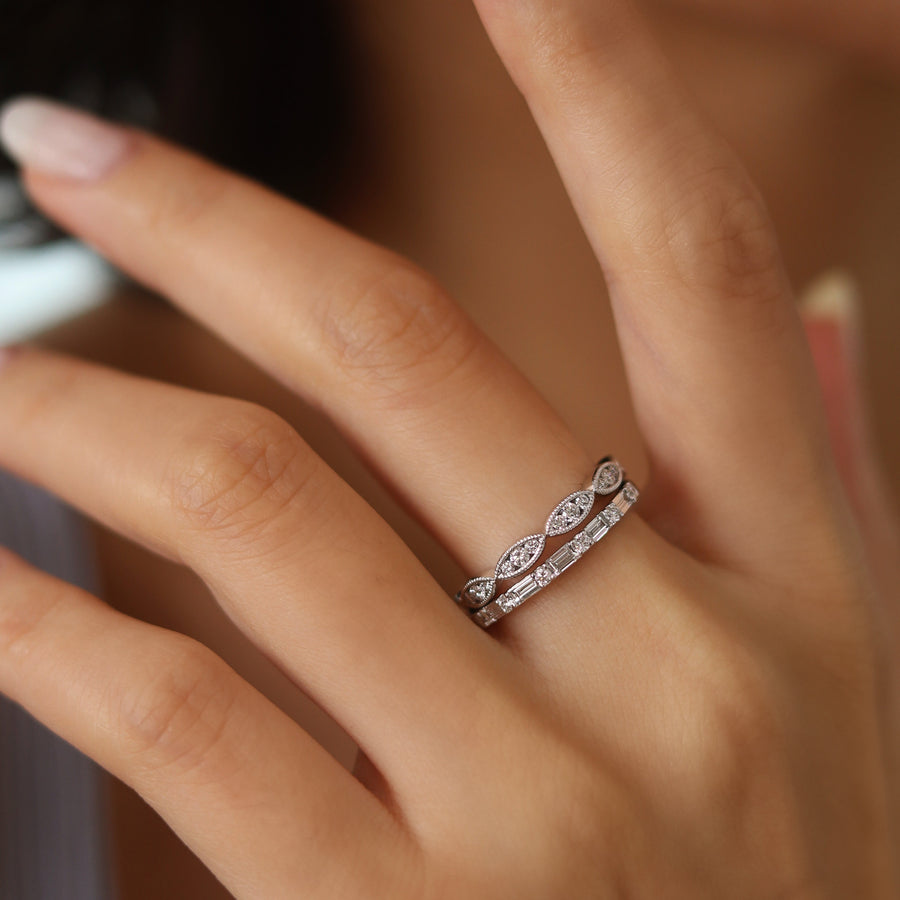 KORI White Gold Diamonds Ring