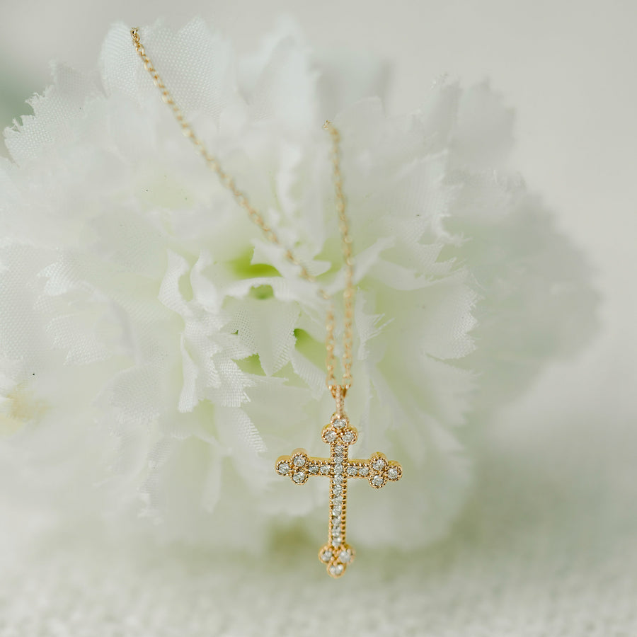 ARIELLA Rose Gold Diamond Necklace