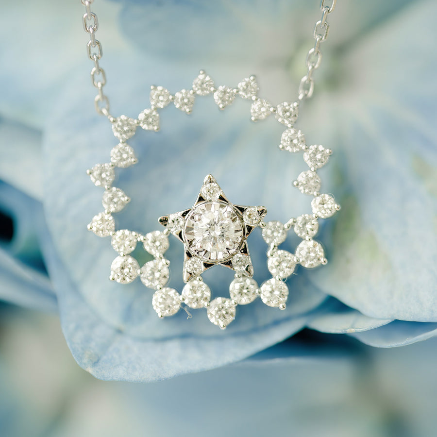 SAGE White Gold Diamond Necklace