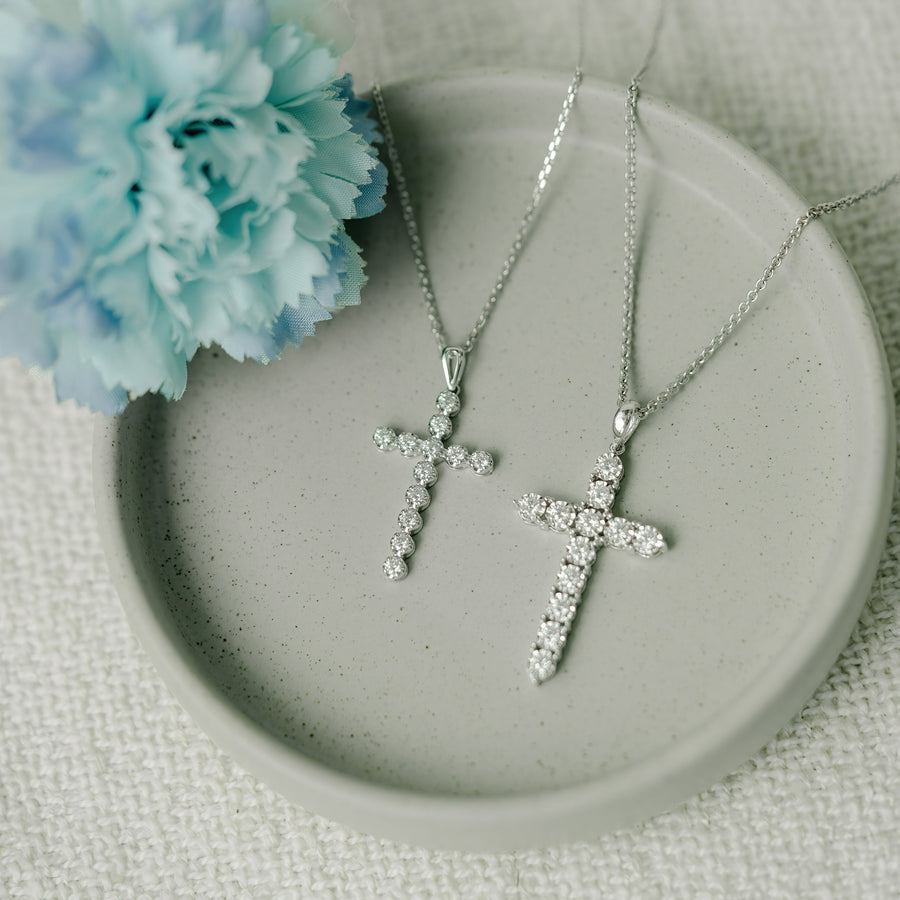 CALLIE White Gold Diamond Necklace