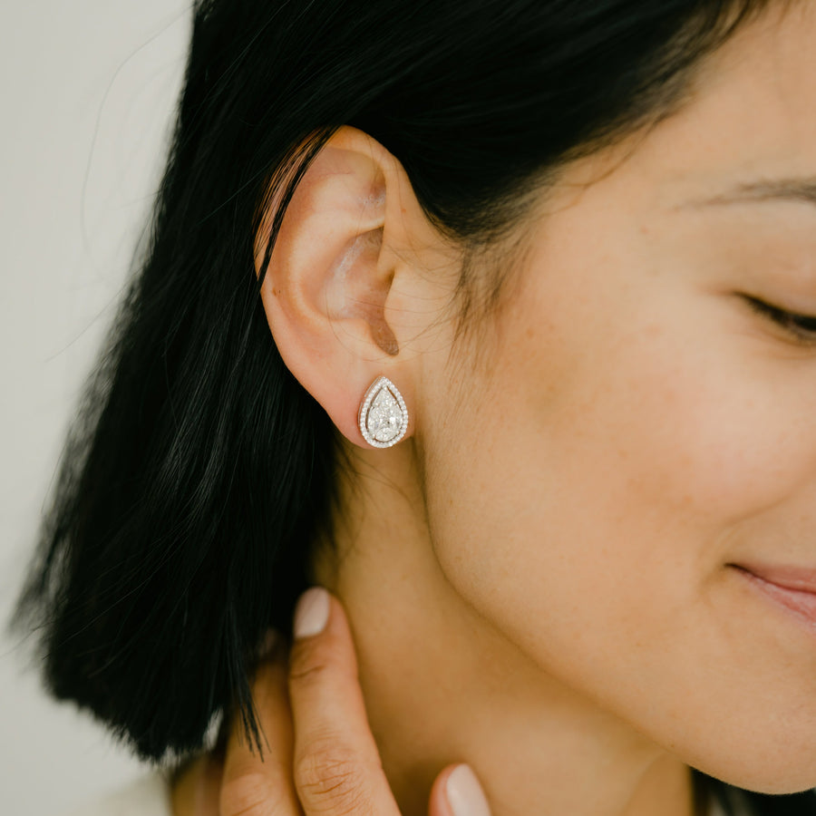 ASTRID White Gold Diamond earrings