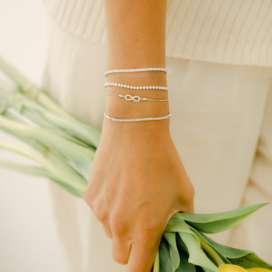 LEIA White Gold Diamond Bracelet