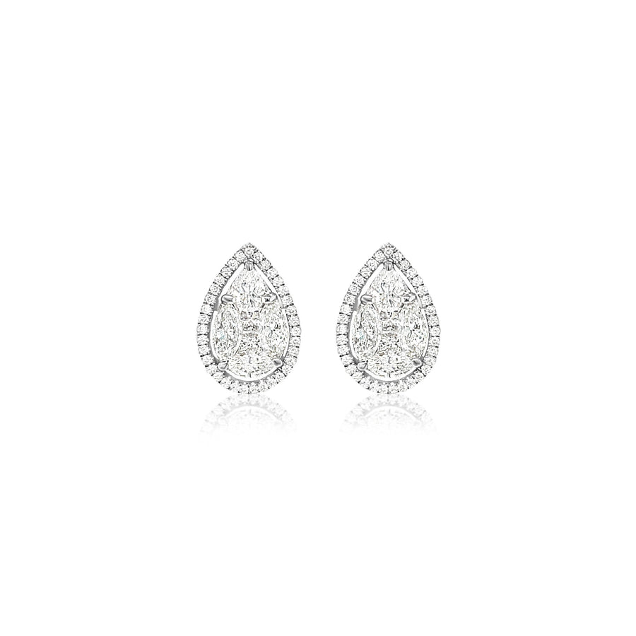 ASTRID White Gold Diamond earrings