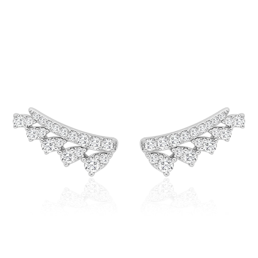 AZURE White Gold Diamonds Earrings