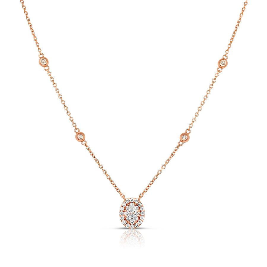 RAYE Rose Gold Diamonds Neckalce