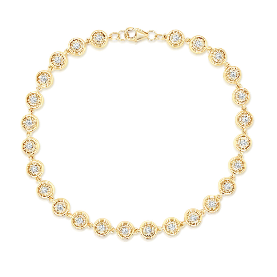 LULA Yellow Gold Diamonds Bracelet