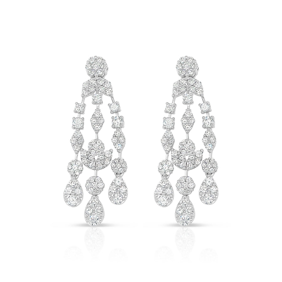 RAYANA White Gold Diamonds Earrings