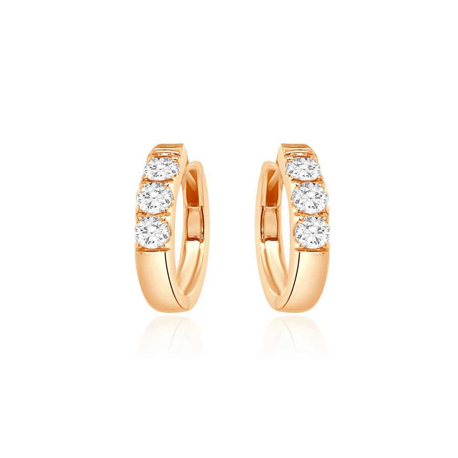 EVY Rose Gold Diamonds Earrings