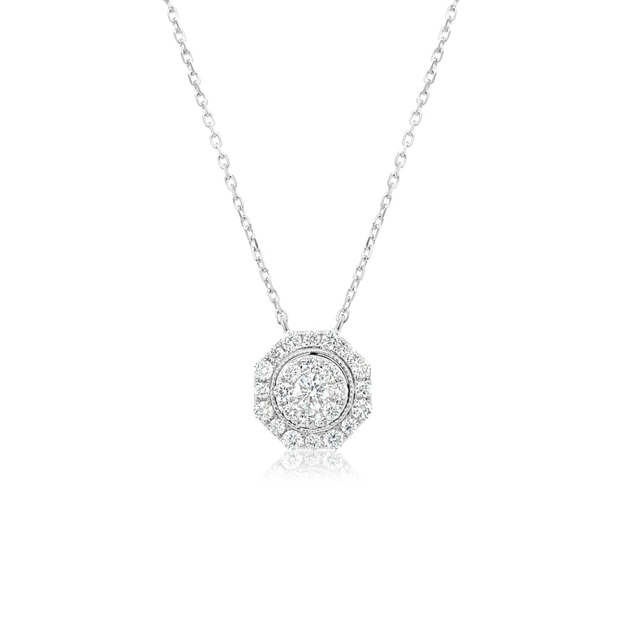 BLAKELY White Gold Diamonds Necklace