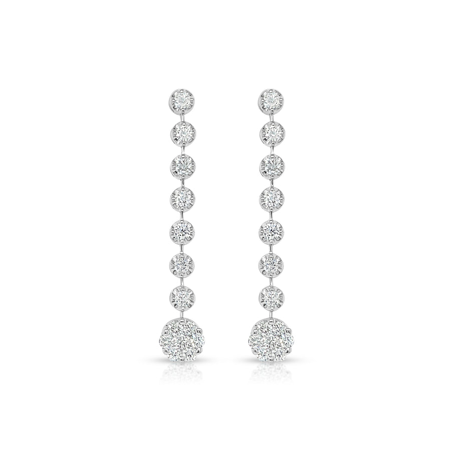 CYNTHIA White Gold Diamonds Earrings