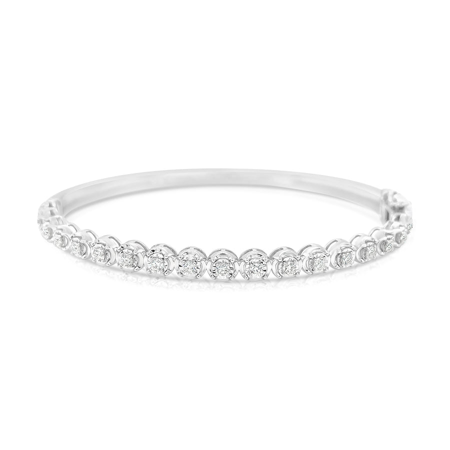 EZRA White Gold Diamonds Bracelet