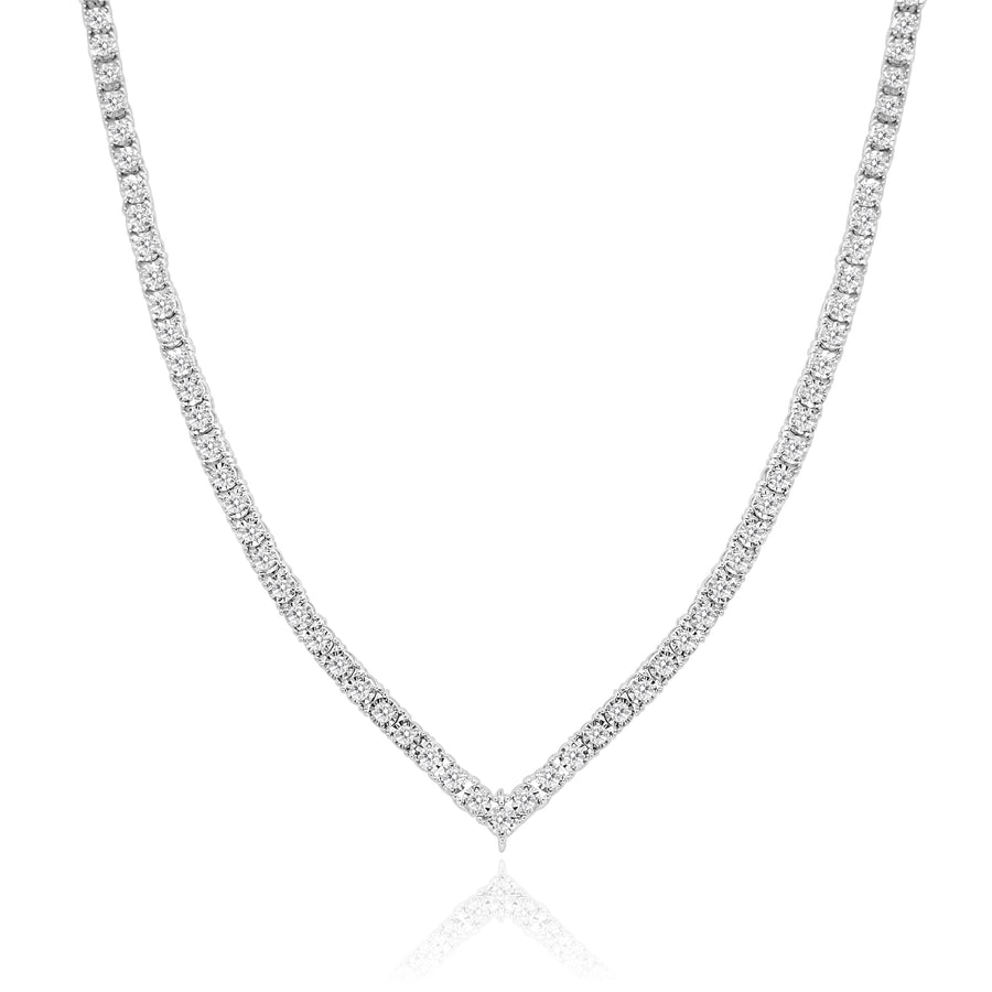 LANESIA White Gold Diamonds Necklace
