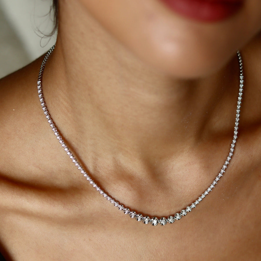 MIMSY White Gold Diamonds Necklace
