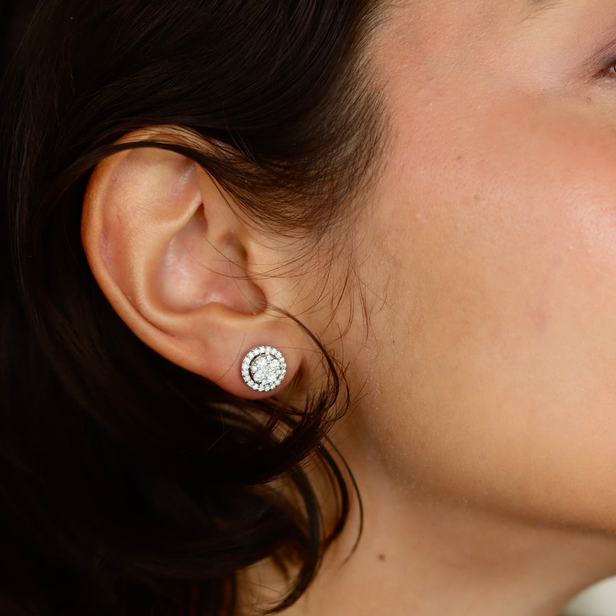 MAURA White Gold Diamonds Earrings