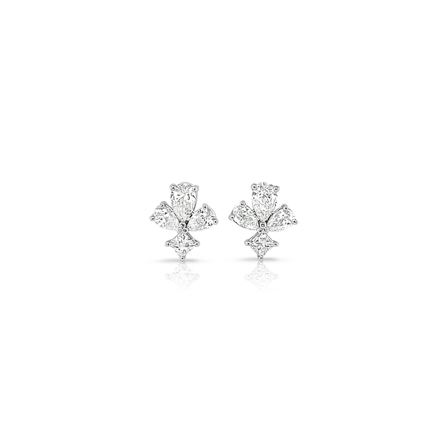 JANESSA White Gold Diamonds Earrings