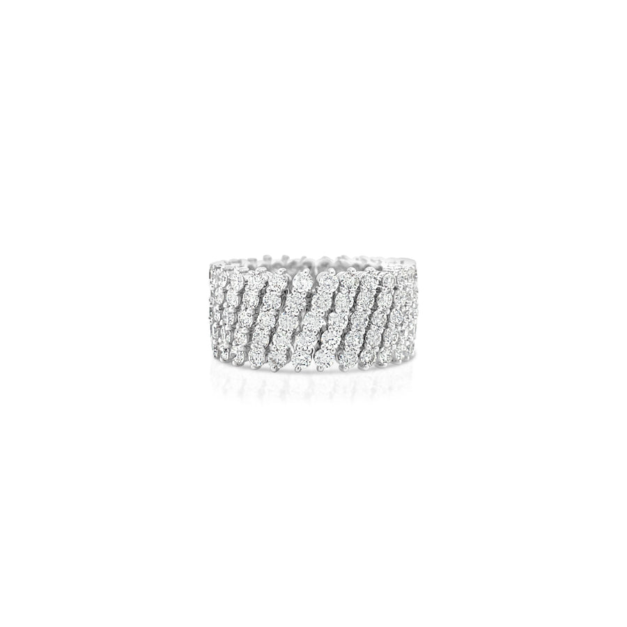 LISE White Gold Diamonds Ring