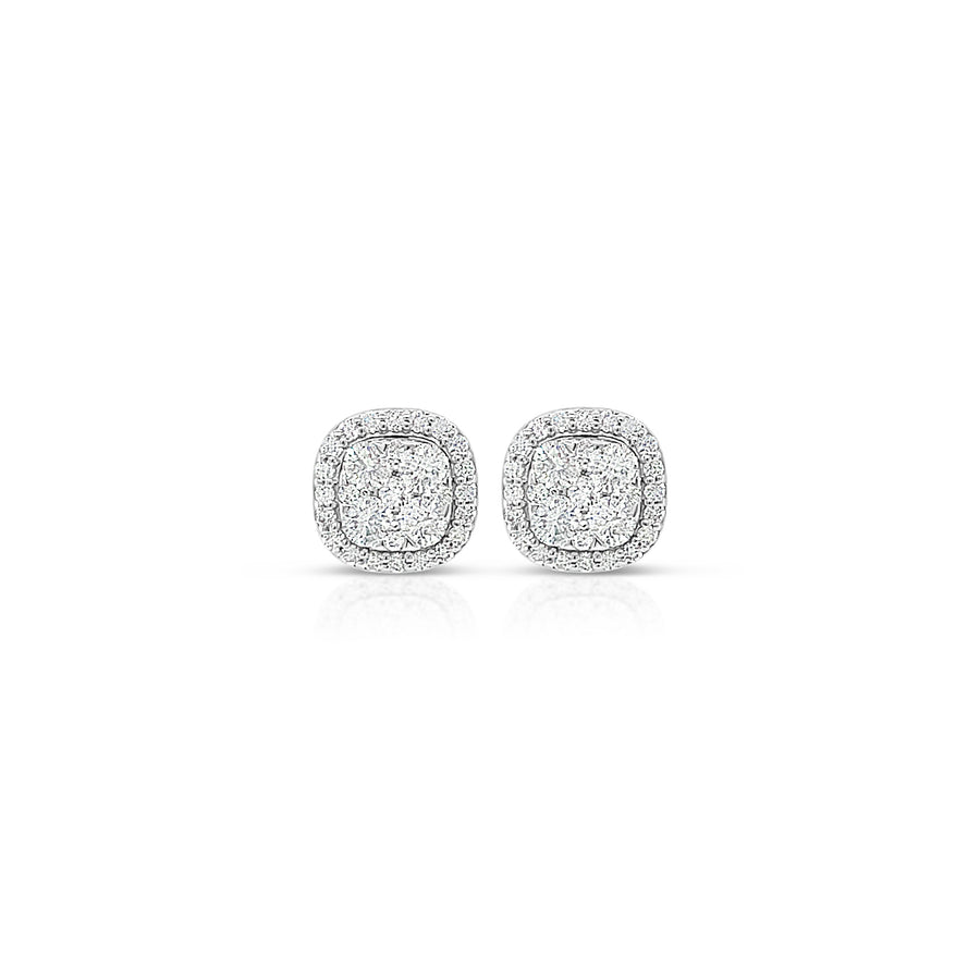 LUCINE White Gold Diamonds Earrings
