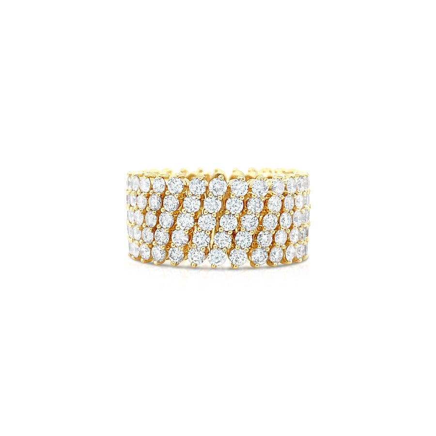 LISE Yellow Gold Diamonds Ring
