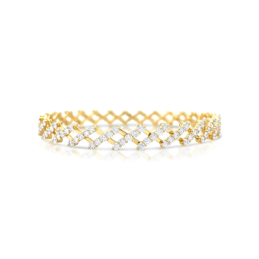 LISE Yellow Gold Diamonds Ring