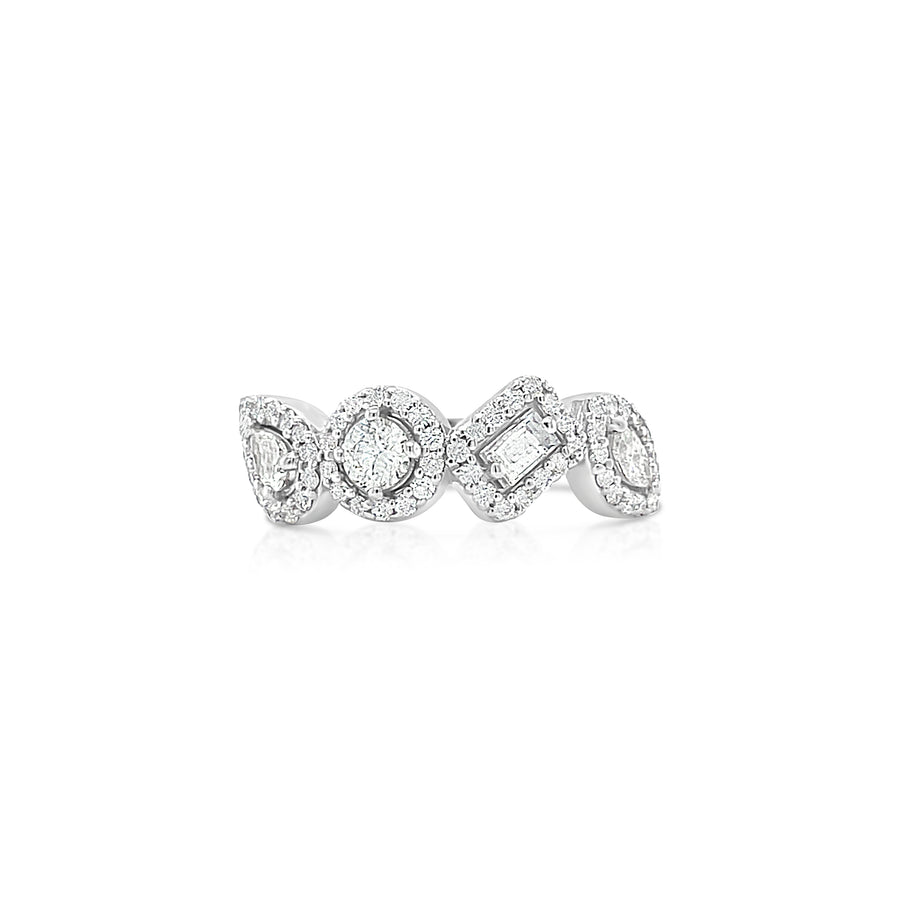 CAMILLE White Gold Diamonds Ring