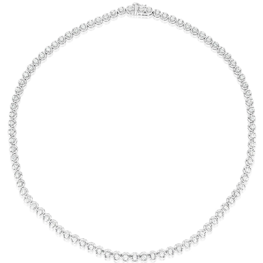ESTHER White Gold Diamond Necklace