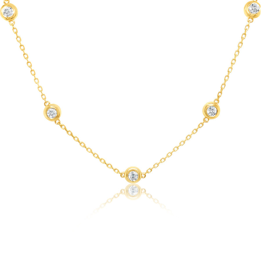 BETTIE Yellow Gold Diamond Necklace