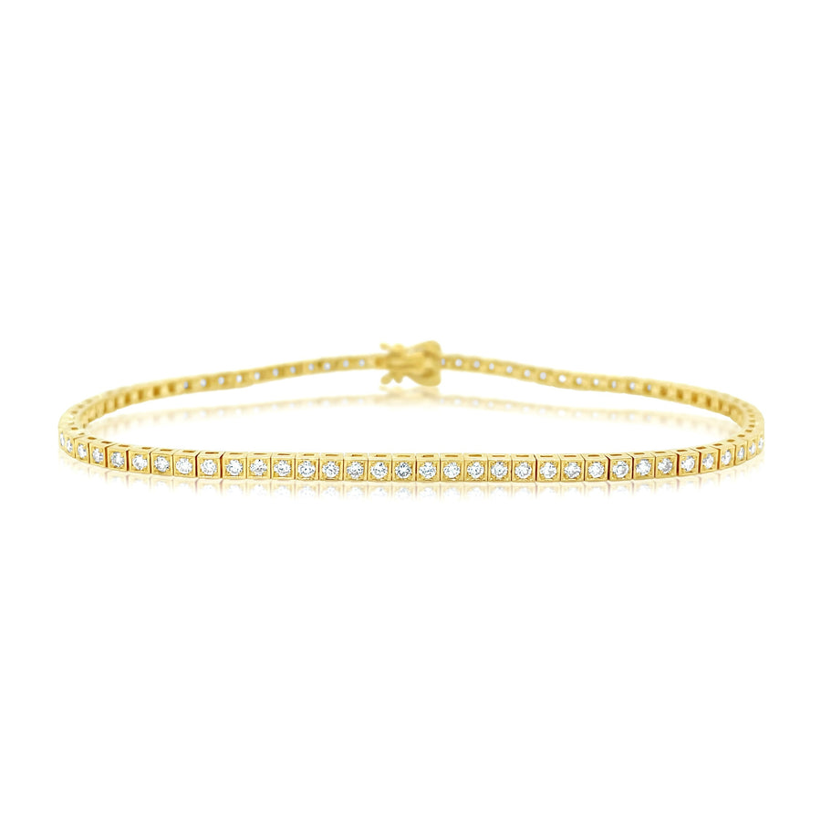 VENUS Yellow Gold Diamond Bracelet