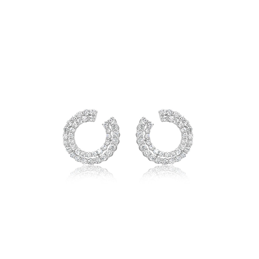 RAYNEDROP White Gold Diamond Earrings