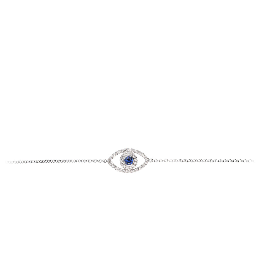 The5thC_Bracelets_Evil Eye_18k white gold diamond round brilliant diamonds